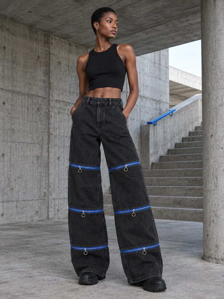 Balloon Convertible Trouser, getragen