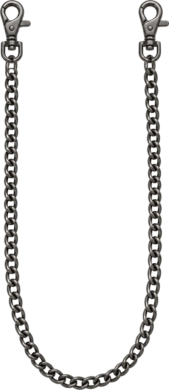 Belt-Loop Chain, front, laid flat