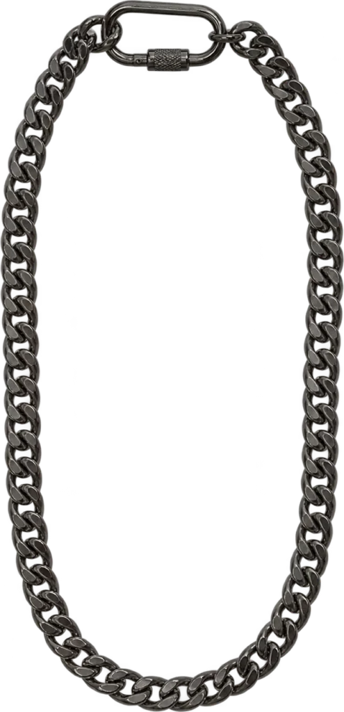 Carabiner Waist Chain, front, laid flat