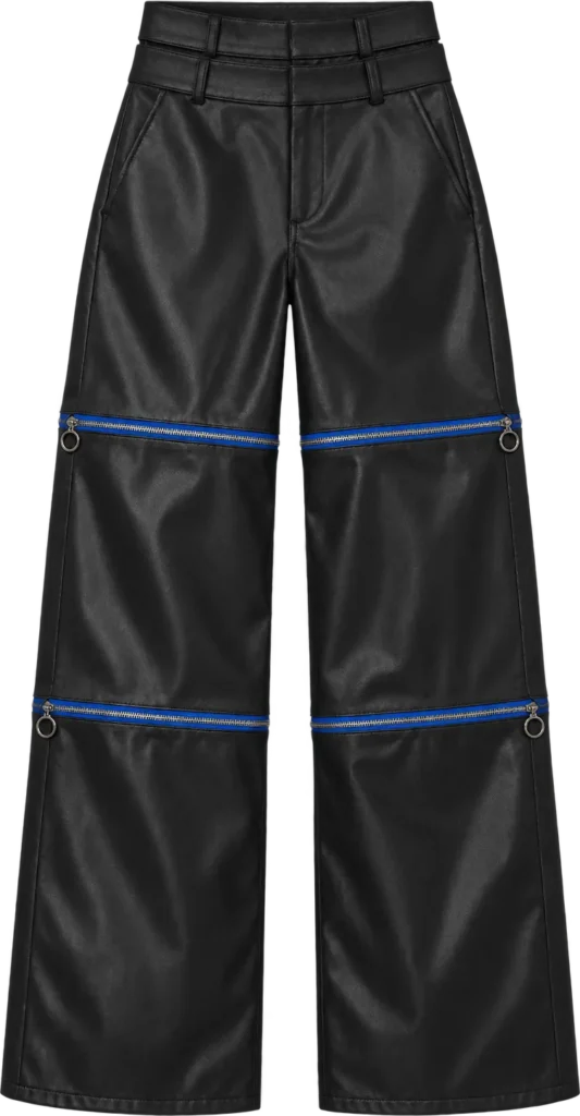 Coated Convertible Trouser, lang længde, lagt fladt