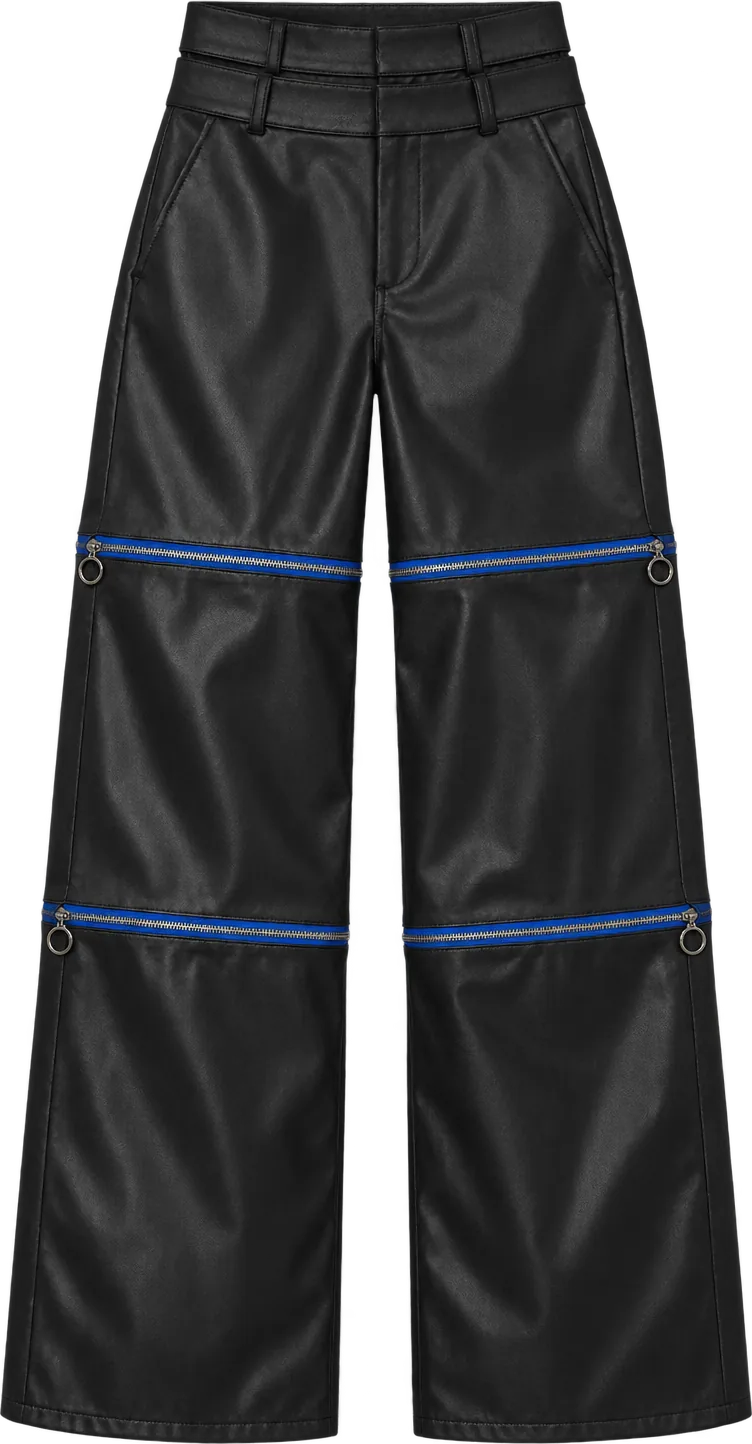 Coated Convertible Trouser, long length, laid flat
