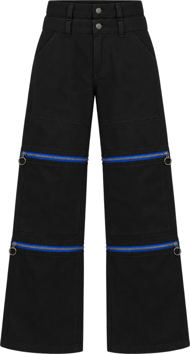 Double-Knee Convertible Trouser, long length, laid flat