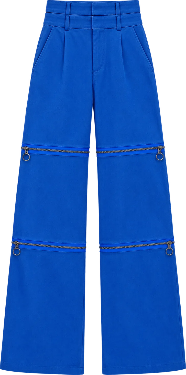Electric Tri-Length Trouser, long length, laid flat