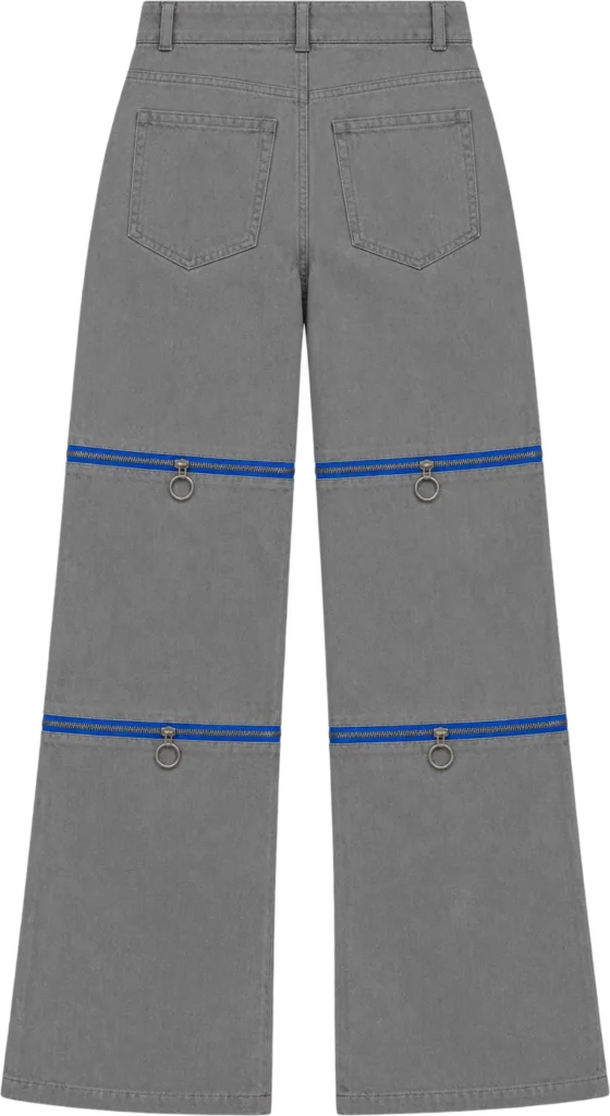 Fold-Down Waist Trouser, back view