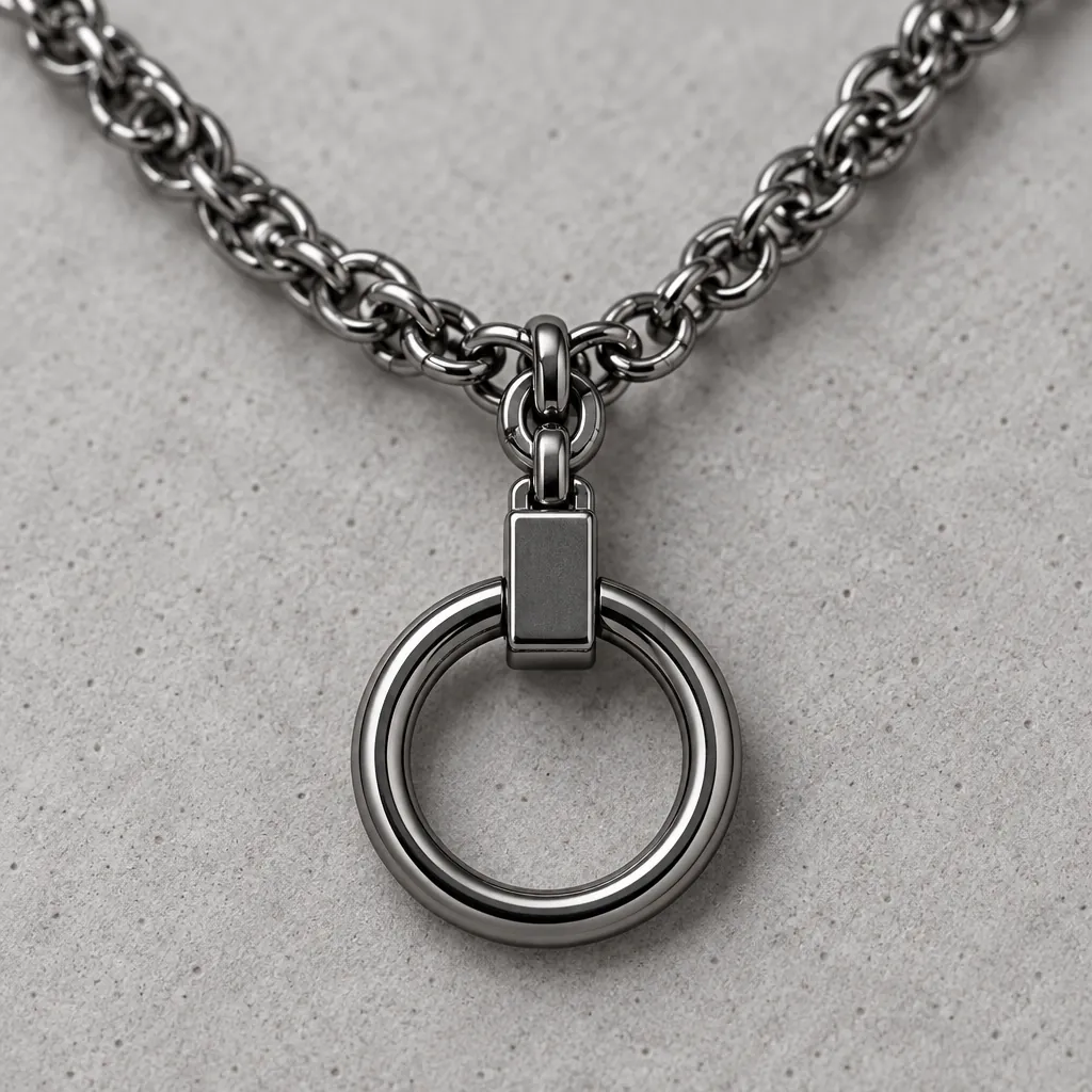 Pull Charm Waist Chain, hardware close-up