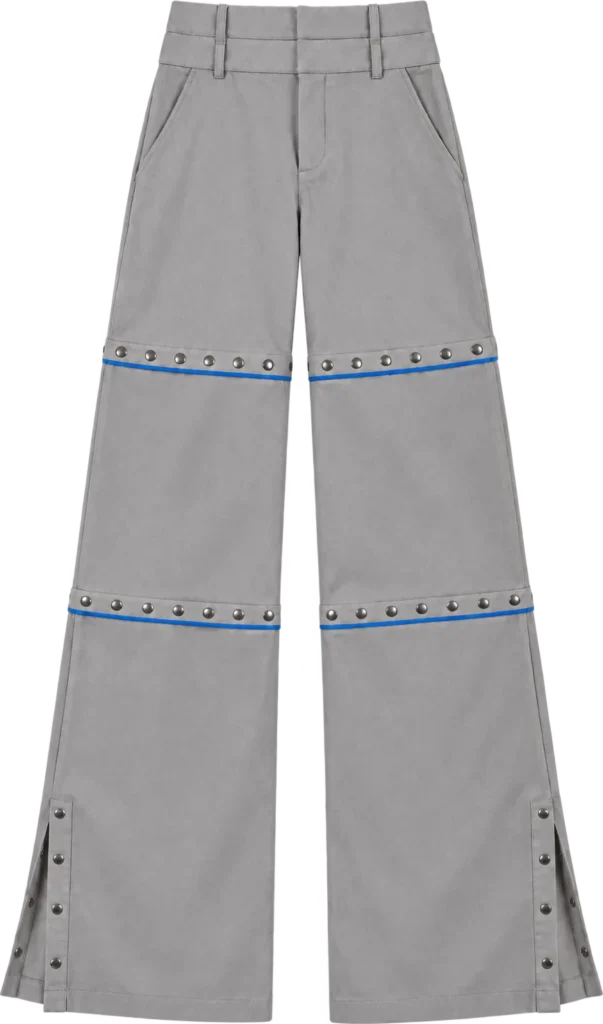 Split-Hem Convertible Trouser, longueur longue, à plat