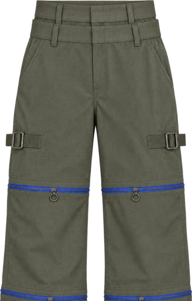 Strap Utility Convertible, verkürzte Länge mit abgezippten Unterbeinen, flach liegend