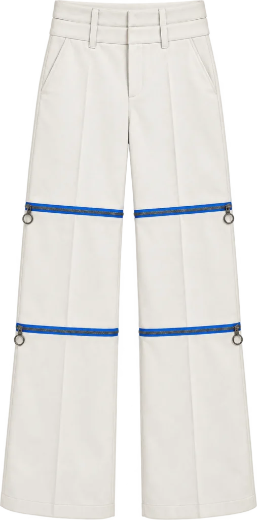Tailored Crease Convertible, long length, laid flat