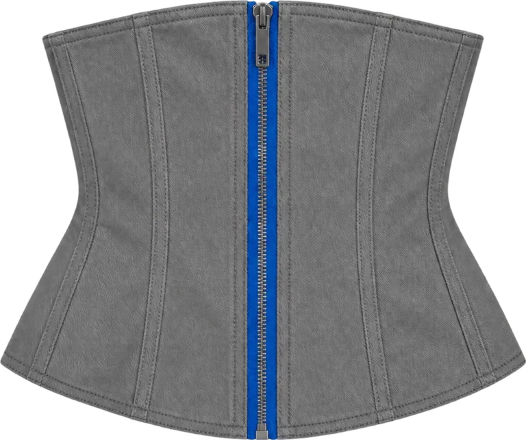 Twill Waist Corset, front, laid flat